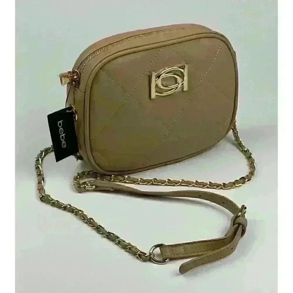 NEW! Bebe Women's Gio Square Crossbody Bag NWT $78 - Picture 2 of 5